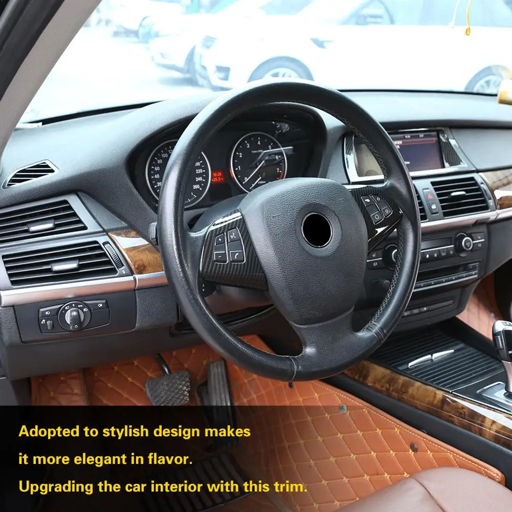 2 шт. декоративная накладка на руль BMW X5 E70 2008 2009 2010 2011 2012 2013|Лепнина для интерьера| |