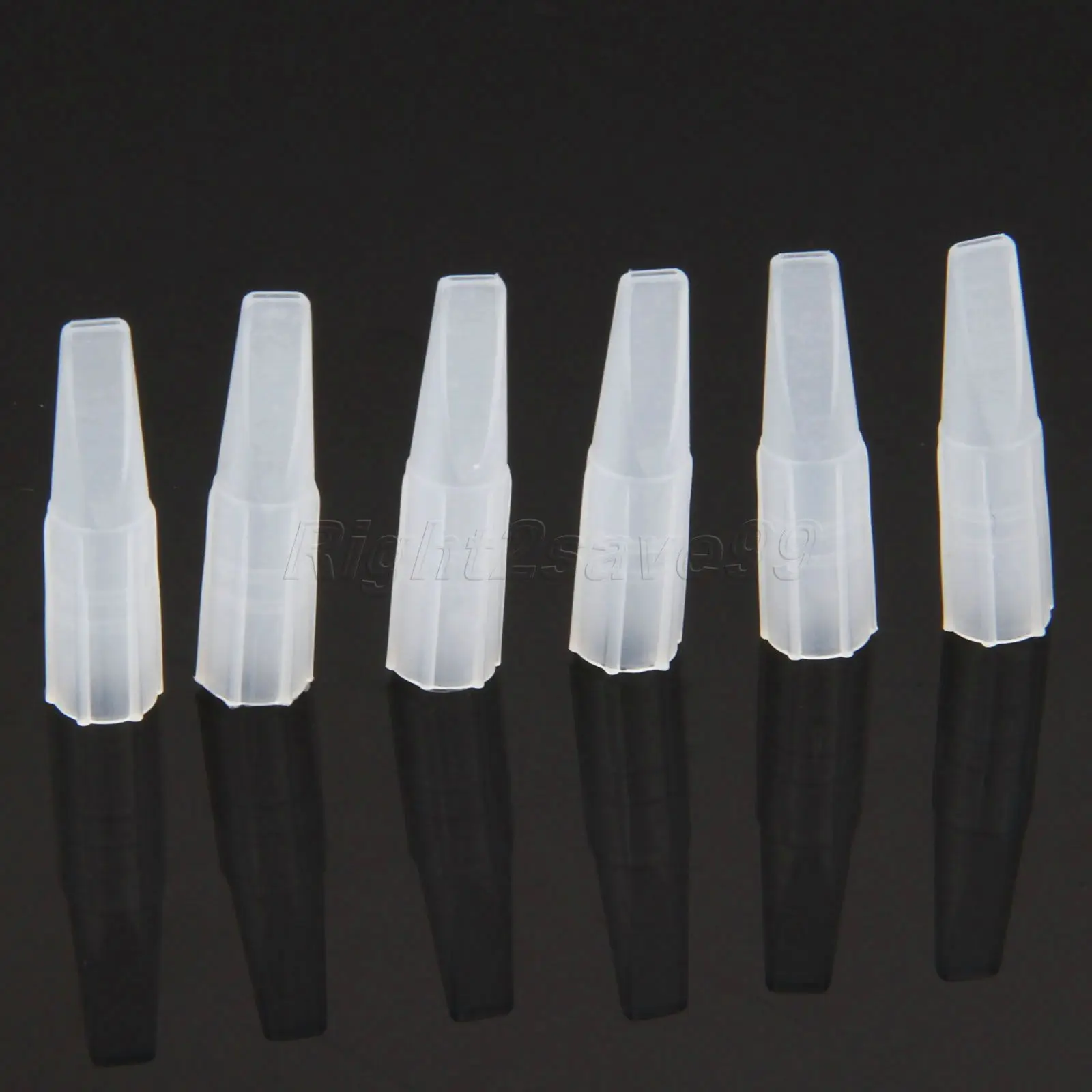 

50Pcs 7F Tattoo Needle Tips Eyebrow Needle Caps for Permanent Makeup Flat mouth Professional Tattoo Supplies Accessories