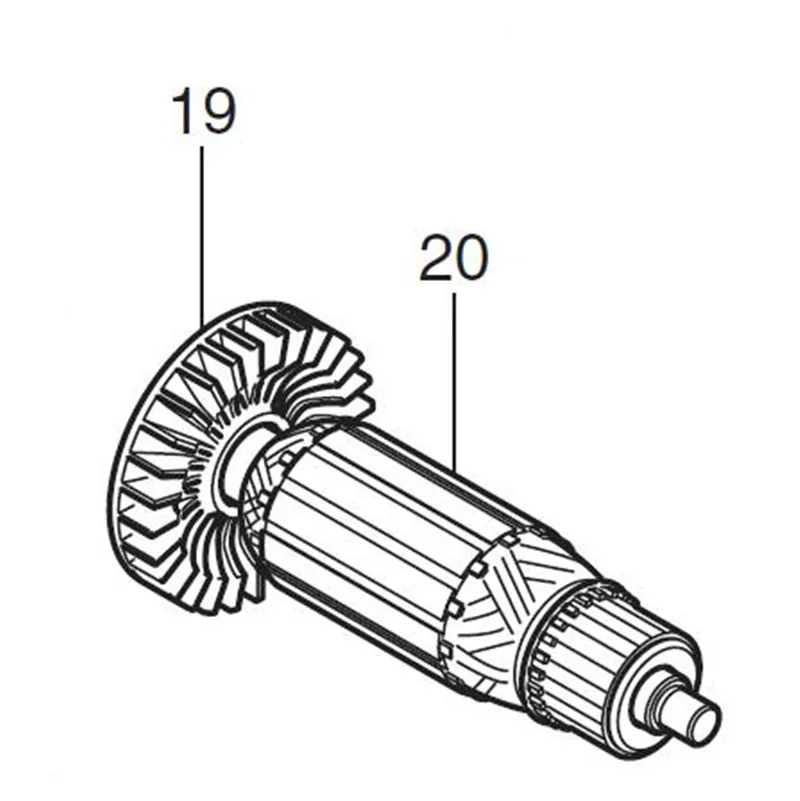 

AC220-240V MAKITA 517628-2 Rotor Motor Armature for MT911 Rotor