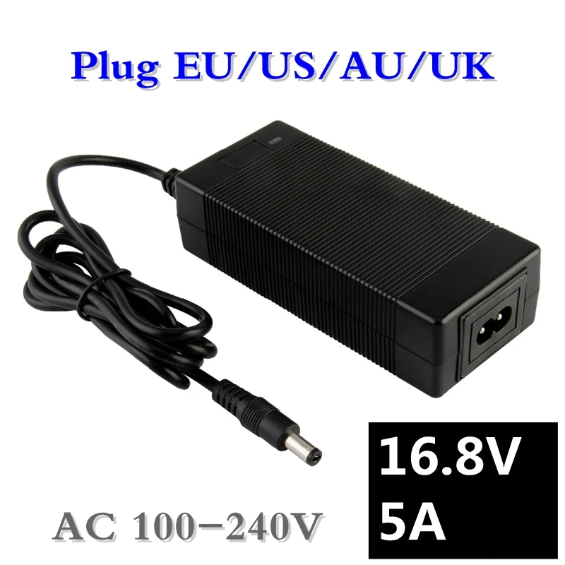 14,4 V 14,8 V 5A DC 16,8 V трехступенчатое зарядное устройство для литиевых батарей for14500 14650 17490 18500 18650 26500 полимерный литиевый аккумулятор