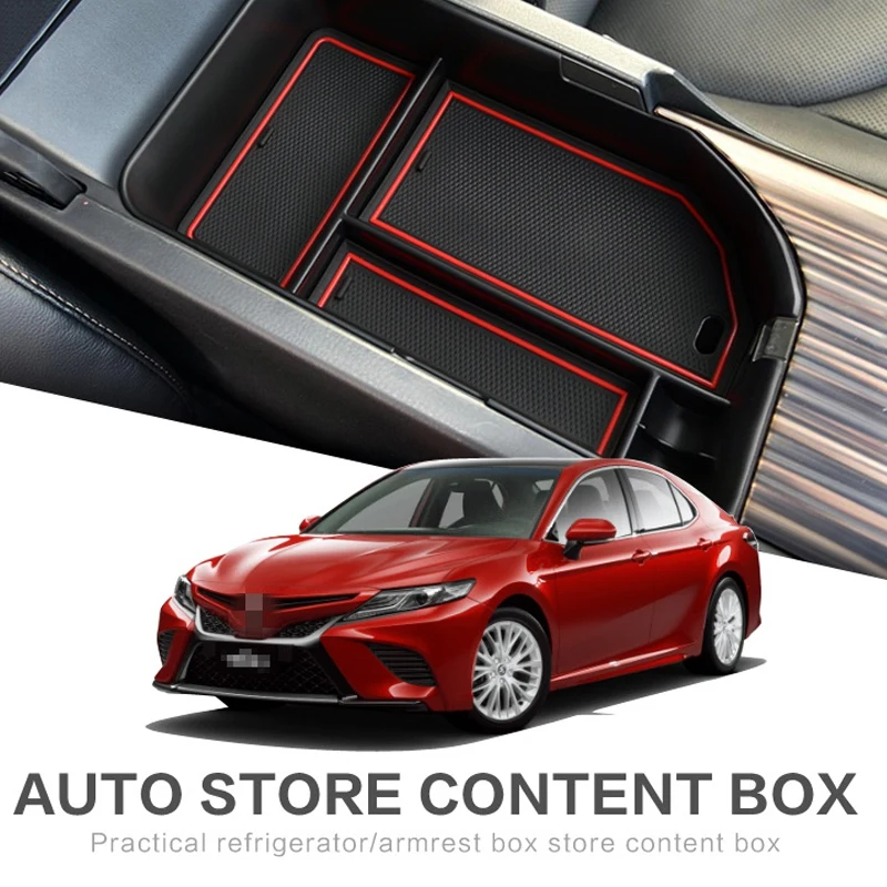 Центральный подлокотник контейнер для хранения поддонов Toyota Camry 2018 2019(RDH) правый