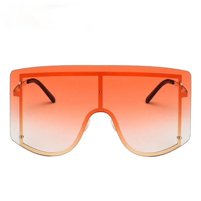 

Frameless One-piece Sunglasses 2021 New Personality Fashion Trend Sunglasses Women