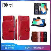 leather flip case for iphone 11 pro max x xr xs max case wallet card slot phone cover for iphone 5 5s 6 6s 7 8 plus case