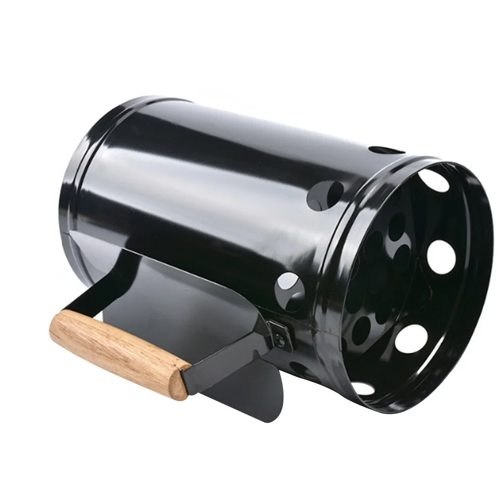 Аксессуары для барбекю без жидкого дымохода стальная Зажигалка Rapidfire с древесным