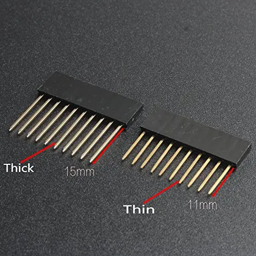 Усиленный Штабелируемый заголовок комплект сверхвысоких для Arduino (комплект из 4