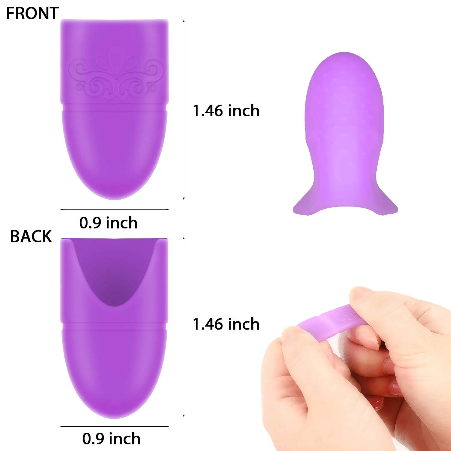 10/20 шт. пластиковые Акриловые зажимы для ногтей |