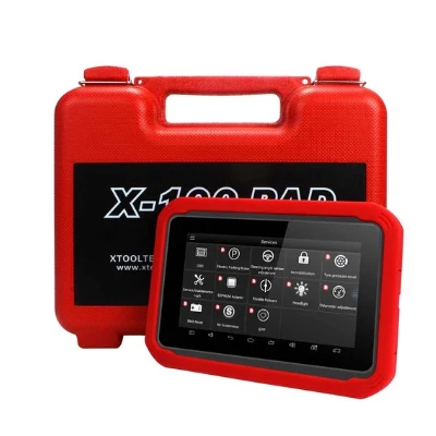 X100 PAD OBD2 riginal XTOOL X100 PAD Авто ключ программист X-100 PAD с адаптером EEPROM поддержка масла отдых и регулировка одометра - Color: X100 PAD