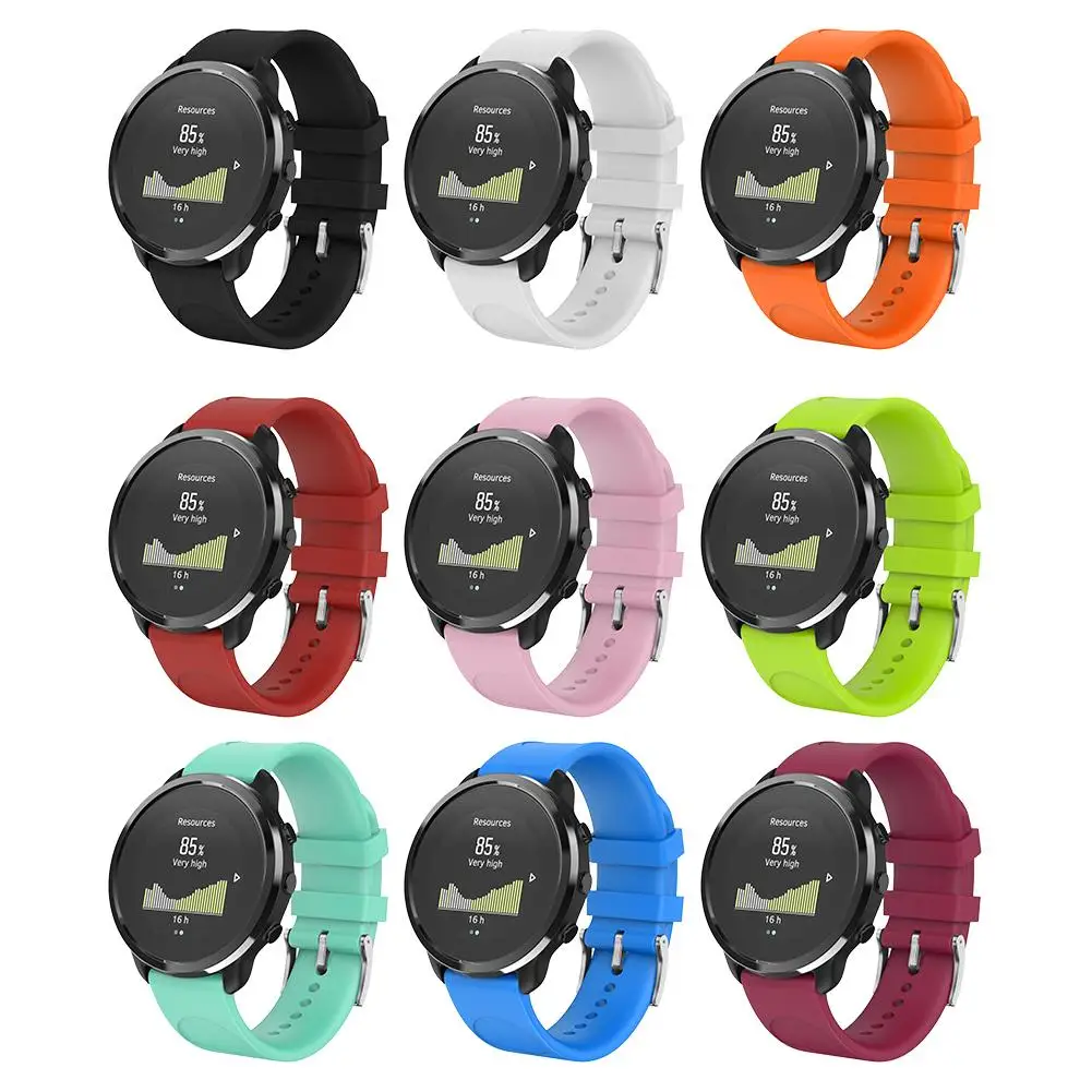 Сменный силиконовый ремешок часов мягкий дышащий для Suunto 3 Фитнес Спортивный
