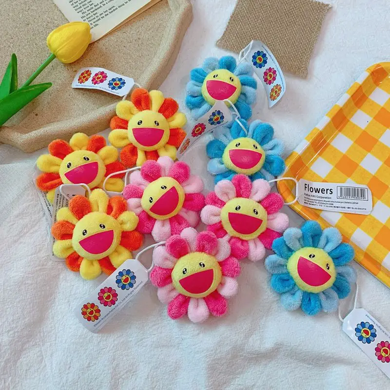 Классический Радуга Цвет Подсолнухи брошь в виде украшения стены плюшевая