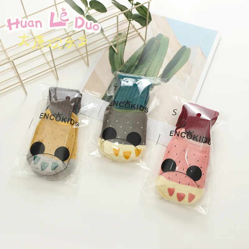 2Pairs/Set Winter Autumn Thicken Cotton Baby Home Socks Cartoon Boys Girls Anti Slip Children Floor Kids 0-4Y | Детская одежда и