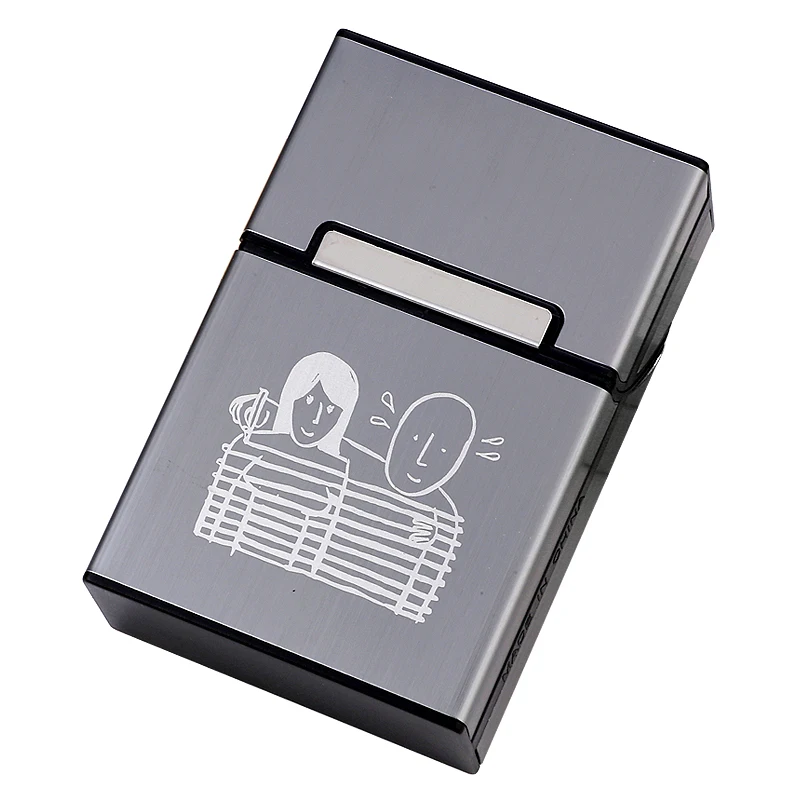 20 палочек чехол для сигарет коробка пары дизайн пластиковый магнит курения