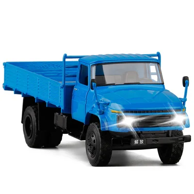 High Simulation 1:32 Alloy Truck Freight Car Model Sound Light Collectible Ornaments Kids Toys Free Shipping | Игрушки и хобби