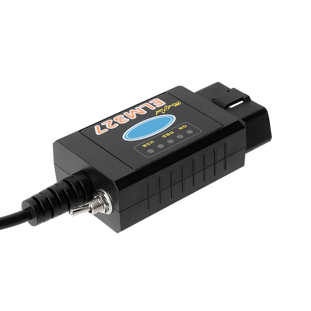 Горячая Распродажа ELM327 USB V1.5 FTDI/CH340 PIC18F25K80 с переключателем OBD2 автомобильный