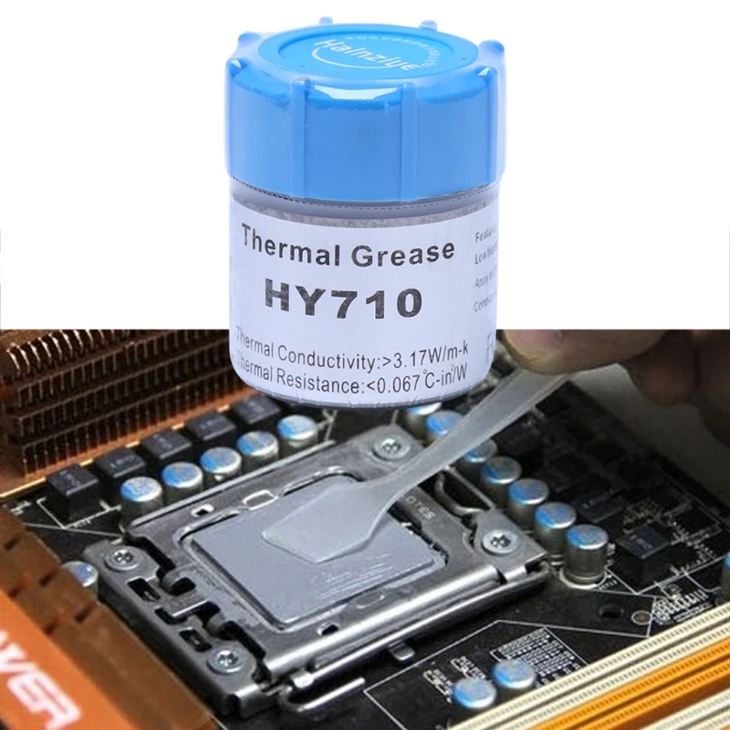 

10g HY710-CN10 Thermal Grease CPU Chipset Cooling Compound Silicone Paste 3.17W P82A