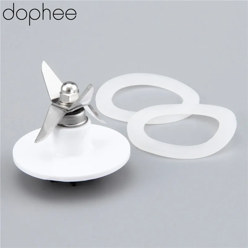 Dophee 3 шт. сменный резак для лезвий и две резиновые прокладки подходят блендера