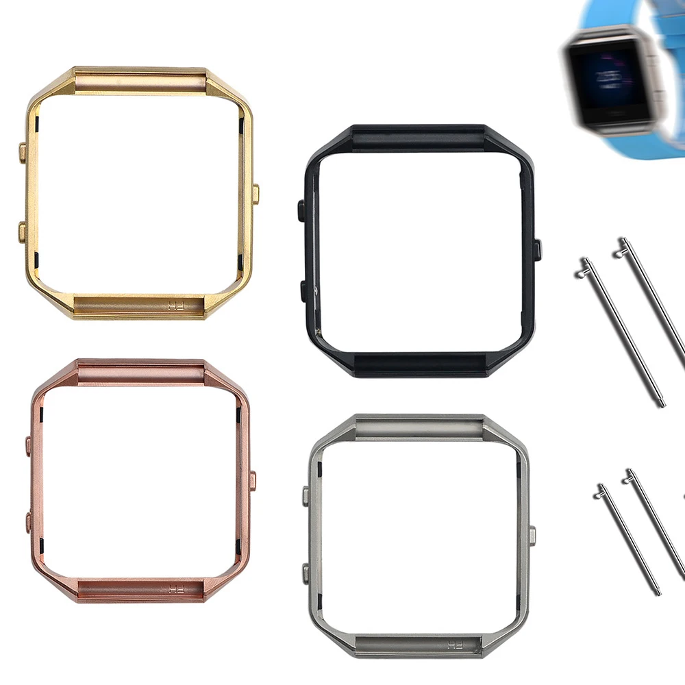 

New Replacement Stainless Steel Metal Frame Protective Case Cover Shell For Fitbit Blaze Bezel Smart Watch Housing Accessories