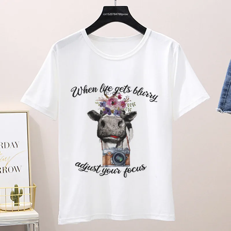 Футболка женская с графическим принтом винтажная рубашка акварельным рисунком