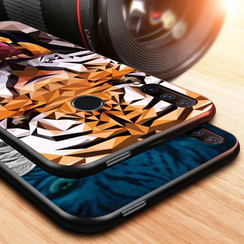 

Animal lion wolf for Huawei Honor 30 20 10 9S 9A 9C 9X 8X MAX 10 9 Lite 8A 7C 7A Pro Silicone Black Phone Case