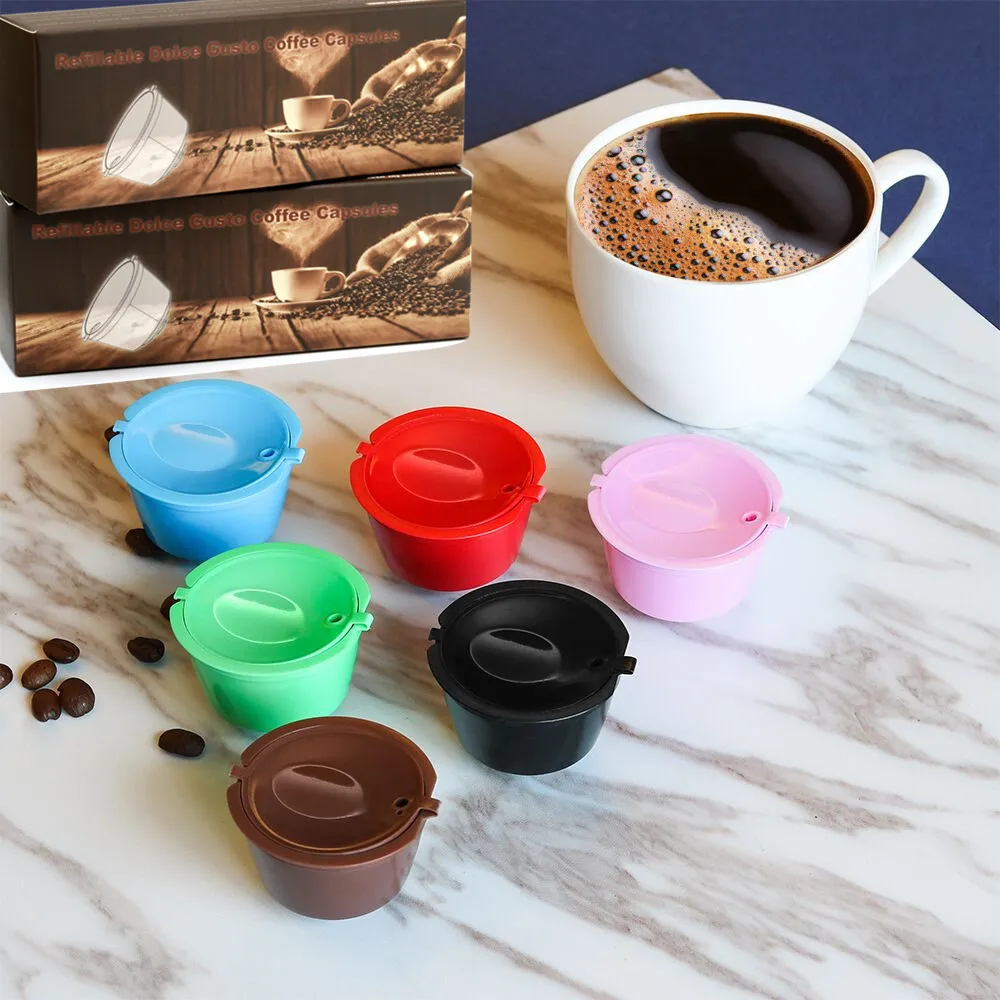 3 шт Dolci Gusto многоразовые кофейные капсулы фильтр Basker многоразовые 200 раз капсула капельница для dolcegusto получить кисточку ложка