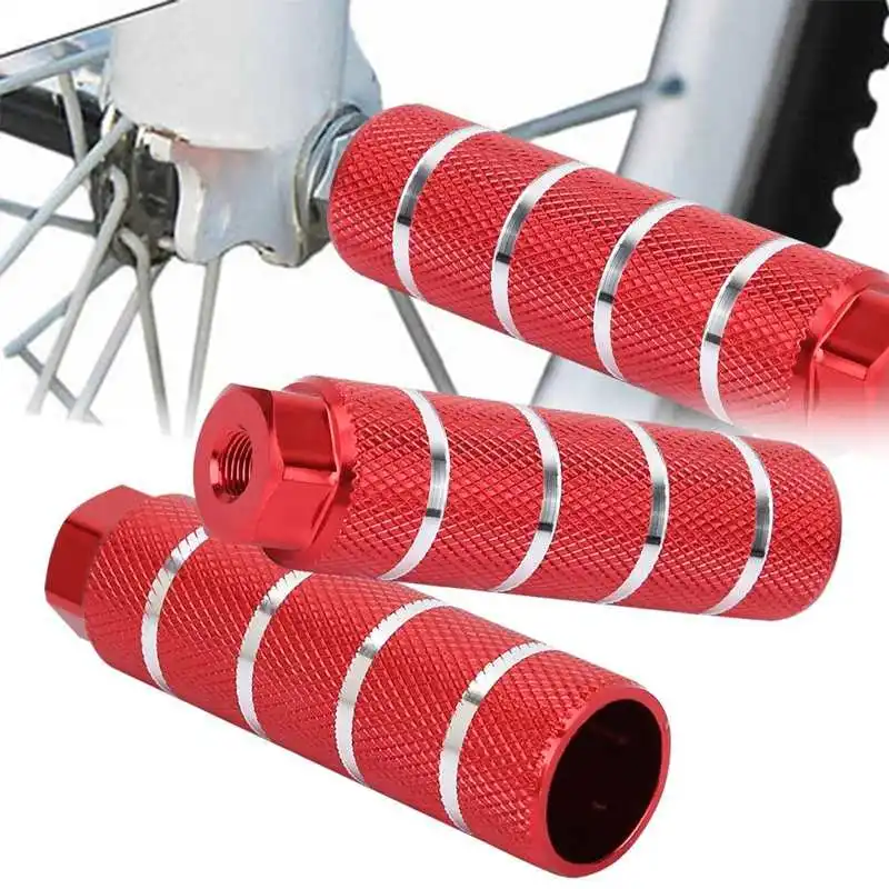 

Universal 2Color 100*28mm 9mm Axle Aluminium Alloy Large Hole Mountain Bike Rocket Launcher Rear Foot Pedal Durable Tools