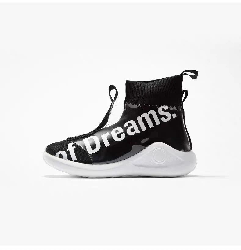 IGU/женские кроссовки; обувь на плоской платформе; tenis feminino; эластичные носки; флуоресцентная обувь с высоким берцем; женская обувь; Buty Damskie Sportowe