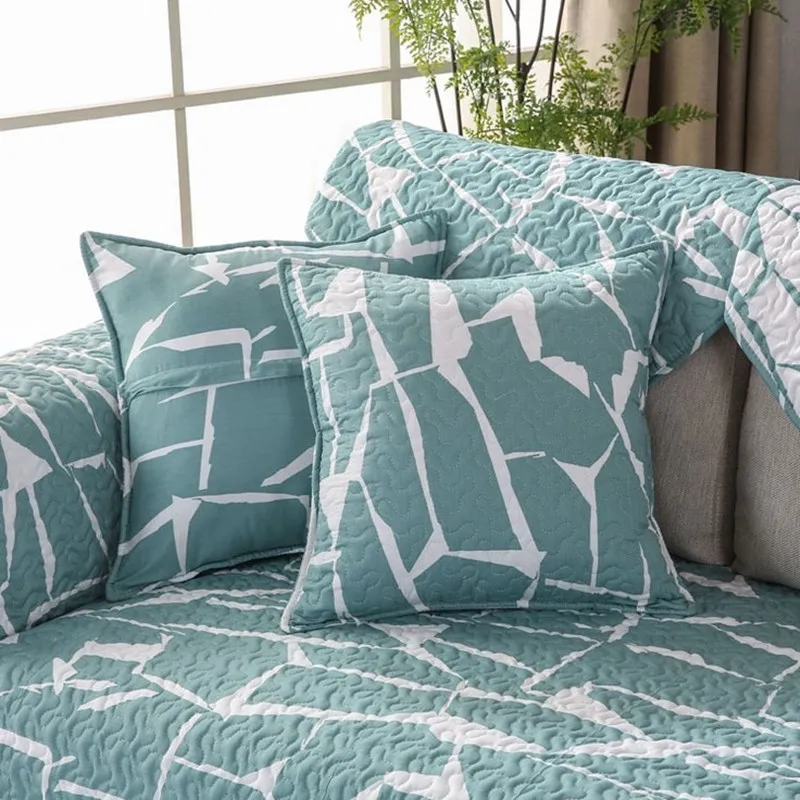 Защитный чехол для углового дивана чехлы кушетки стеганое хлопковое саржевое