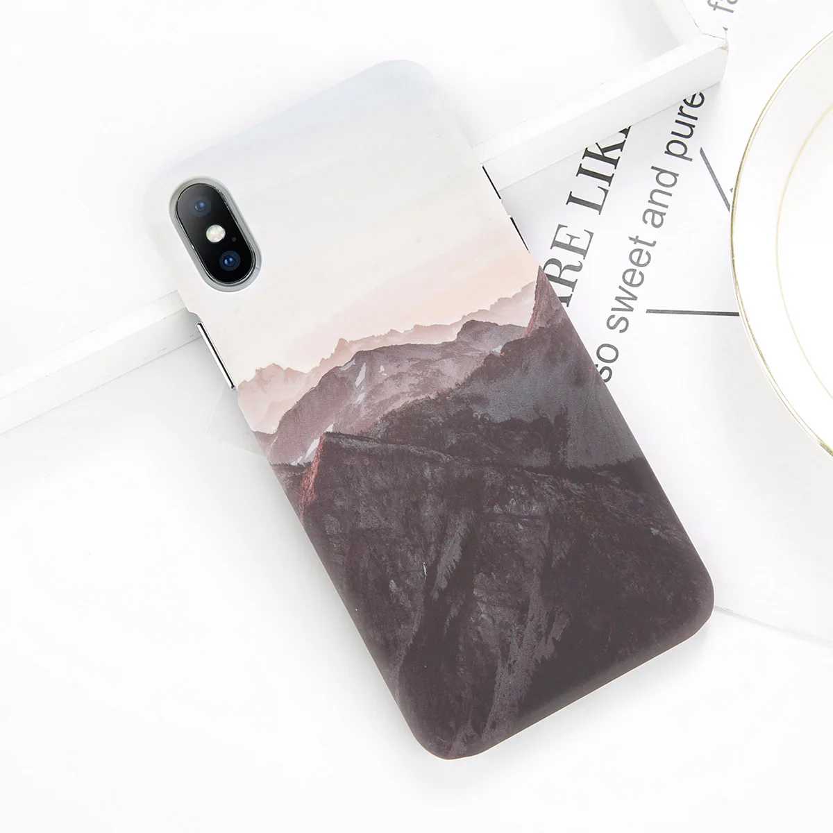 AC1039 Moskado жесткий пластиковый чехол для телефона для iPhone X 11Pro XR XS Max 8 7 6 6s Plus PC задняя крышка мультфильм звездное небо Луна Ультратонкий чехол - Цвет: AC1039