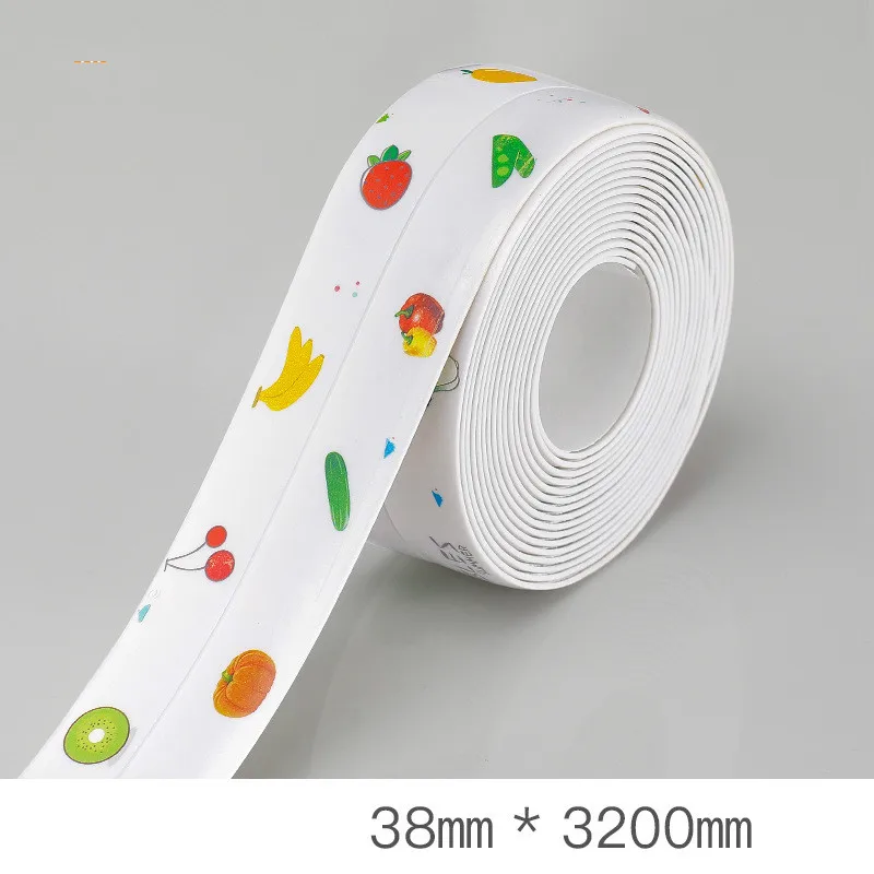 

Kitchen Sink Waterproof Sticker Anti-mold Waterproof Tape Bathroom Countertop Toilet Gap Self-adhesive Seam Stickers