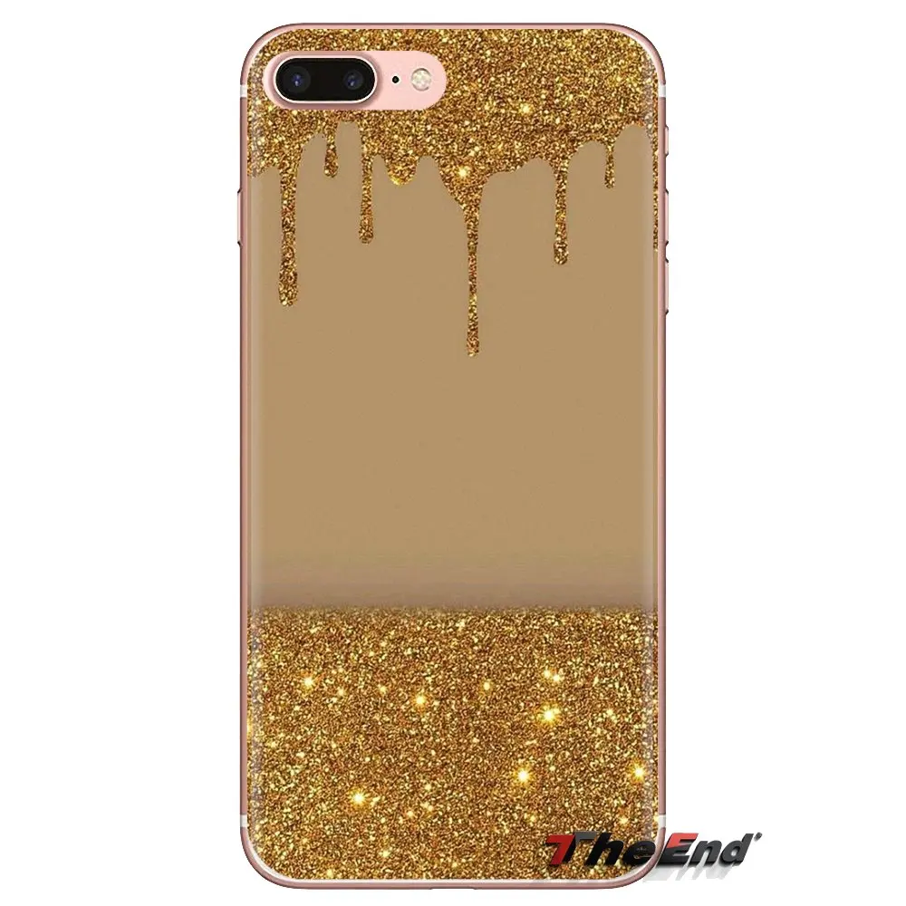 Прозрачный чехол из ТПУ для Huawei G7 G8 P7 P8 P9 P10 P20 P30 Lite Mini Pro P Smart Plus 2017 2018 2019 золотистый