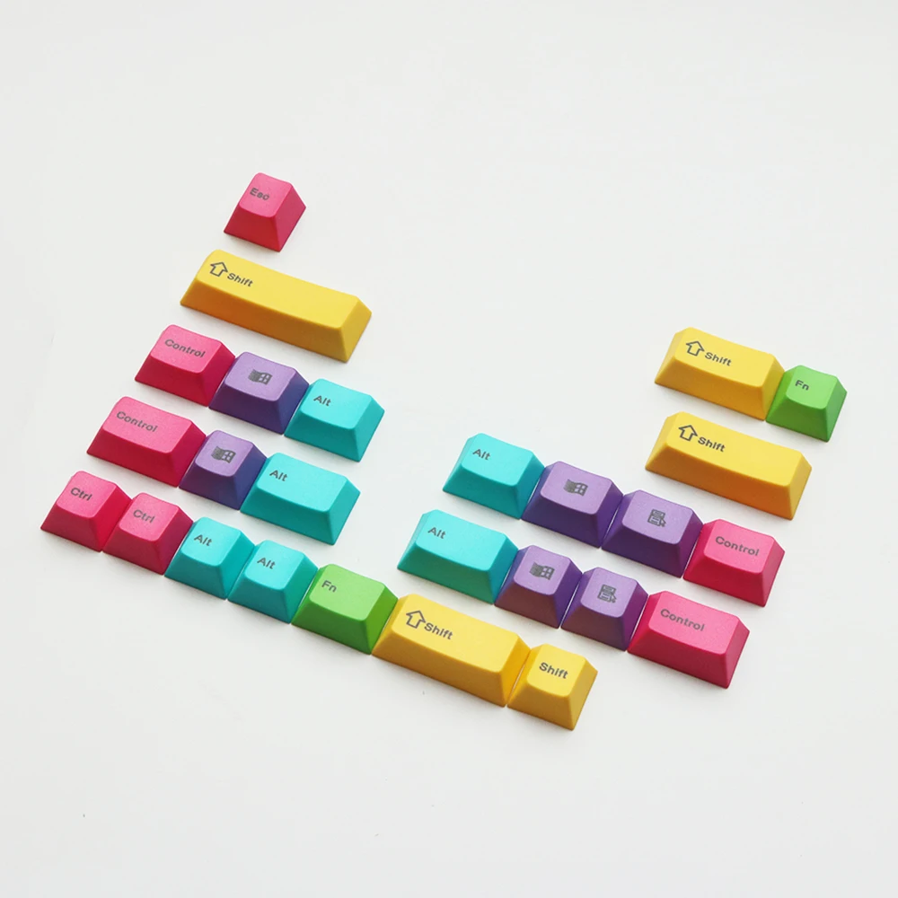 26 клавиш цветные сублимационные колпачки для PBT Cherry Mx Switch Механическая игровая