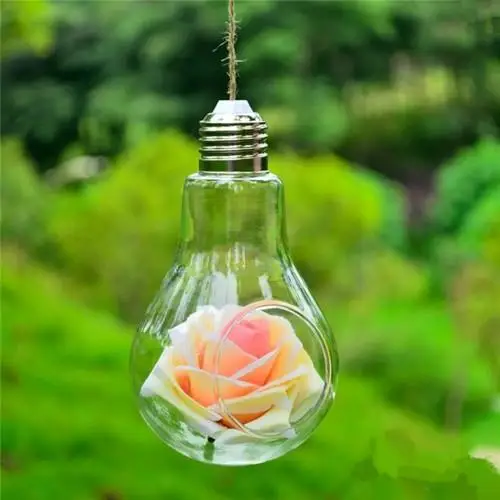 Diy цветочный горшок идеальный подарок для семьи лампа ваза стеклянный Декор