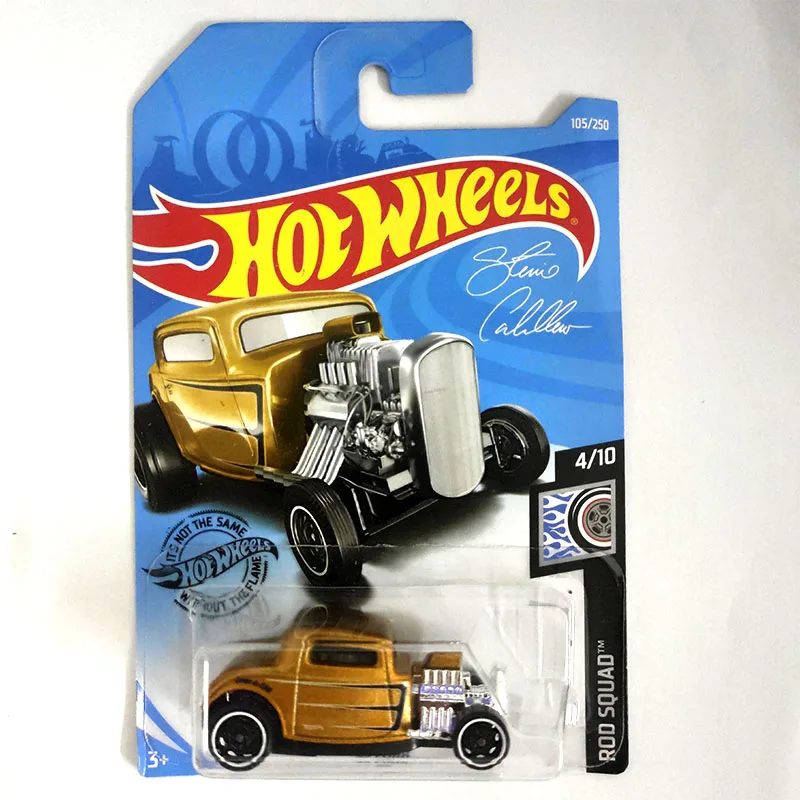 72 стильные оригинальные Hot Wheels 1: 64 металлическая мини-модель автомобиля детские игрушки для детей под давлением Brinquedos Hotwheels подарок на день рождения - Цвет: 105