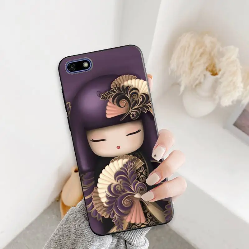

kawaii Japanese Kokeshi doll Phone Case For Redmi K 7 8 9 20 30 X A Pro Note 4 5 6 7 8 X A T Cover