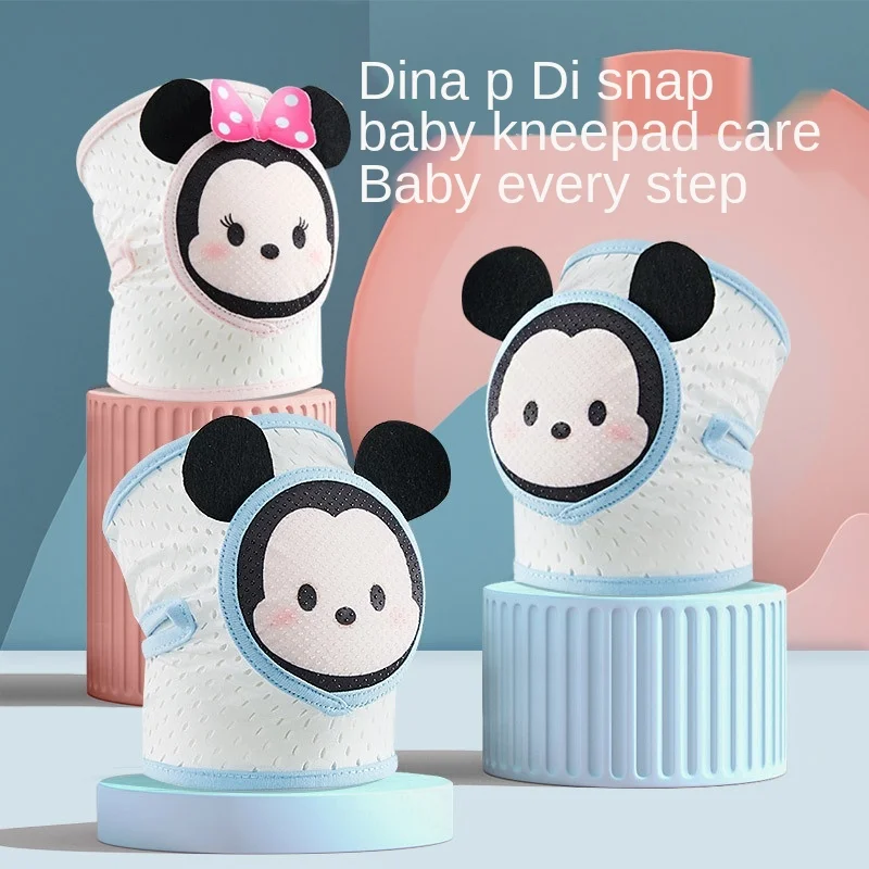 Детские наколенники из ЭВА дышащие хлопковые протекторы от Диснея Микки и Минни