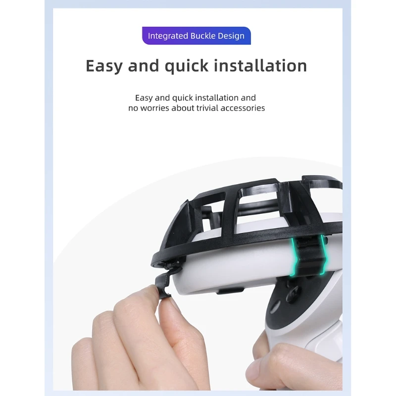 

Guard Cover Grip Anti-collision Protection Frame Protection Ring Sleeve Case Fall-proof for -Oculus Quest 2 Controller