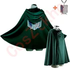 Плащ из атаки на Титанов, аниме костюмная накидка Эрена ханж, легиона, крыльев свободы, Леви Аккермана