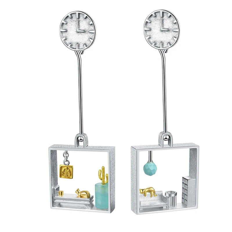 

Tianhe Stone Sterling Silver S925 Women's Earrings 210320-13