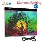 Elice A3 светодиодный светильник, коврик для рисования, светильник для отслеживания, коробка для копирования, цифровые планшеты, рисование, рисование, планшет, блокнот для рисования