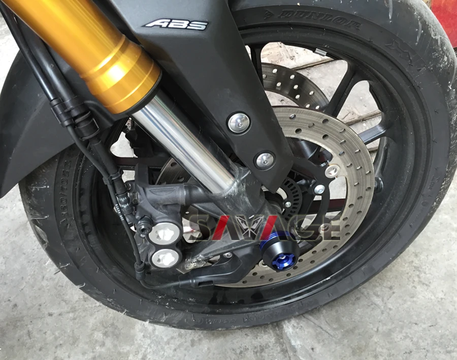 Передняя ось вилка крушение ползунки колеса протектор для YAMAHA FZ6 S2 FZ6N XJR 1300/1300C TDM900
