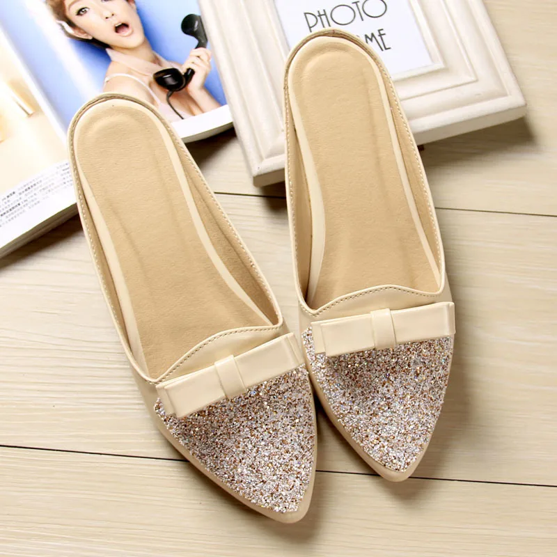 Босоножки с открытой пяткой Женские шлёпанцы для женщин Повседневная Женская