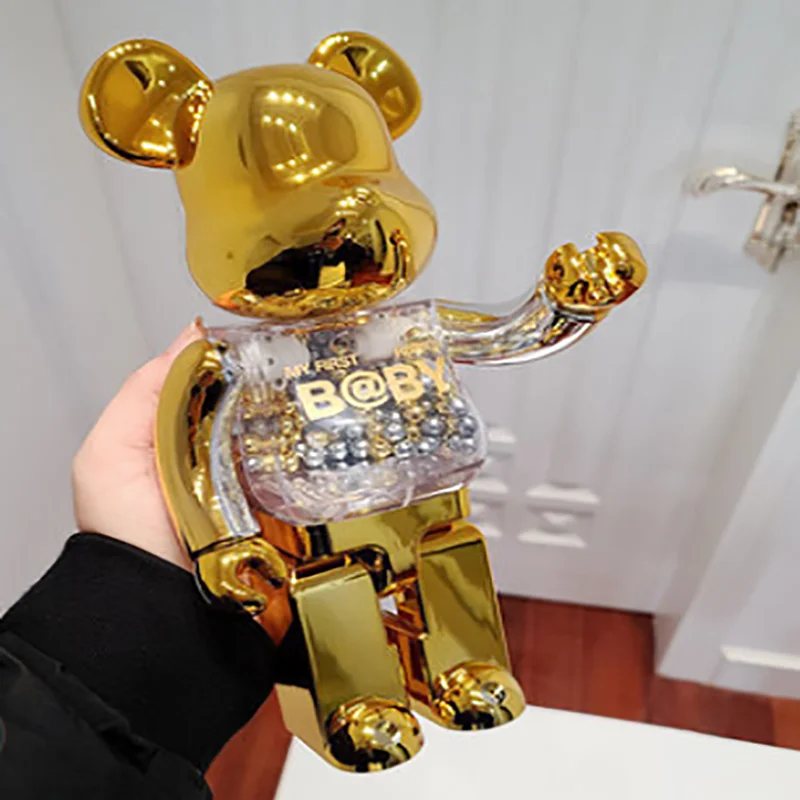 

Bearbricklys 28cm 400% Bear&bricklys Toy B@By Blocks Bear Toy Action Toy Figures Garage Kits Dolls Kids Toys