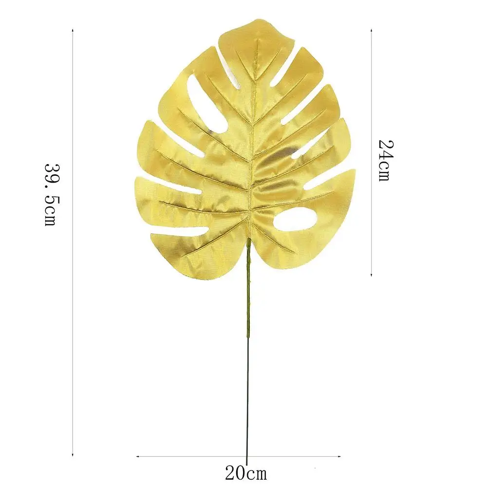 Гавайская имитация листьев на день рождения искусственные Пальмовые Листья