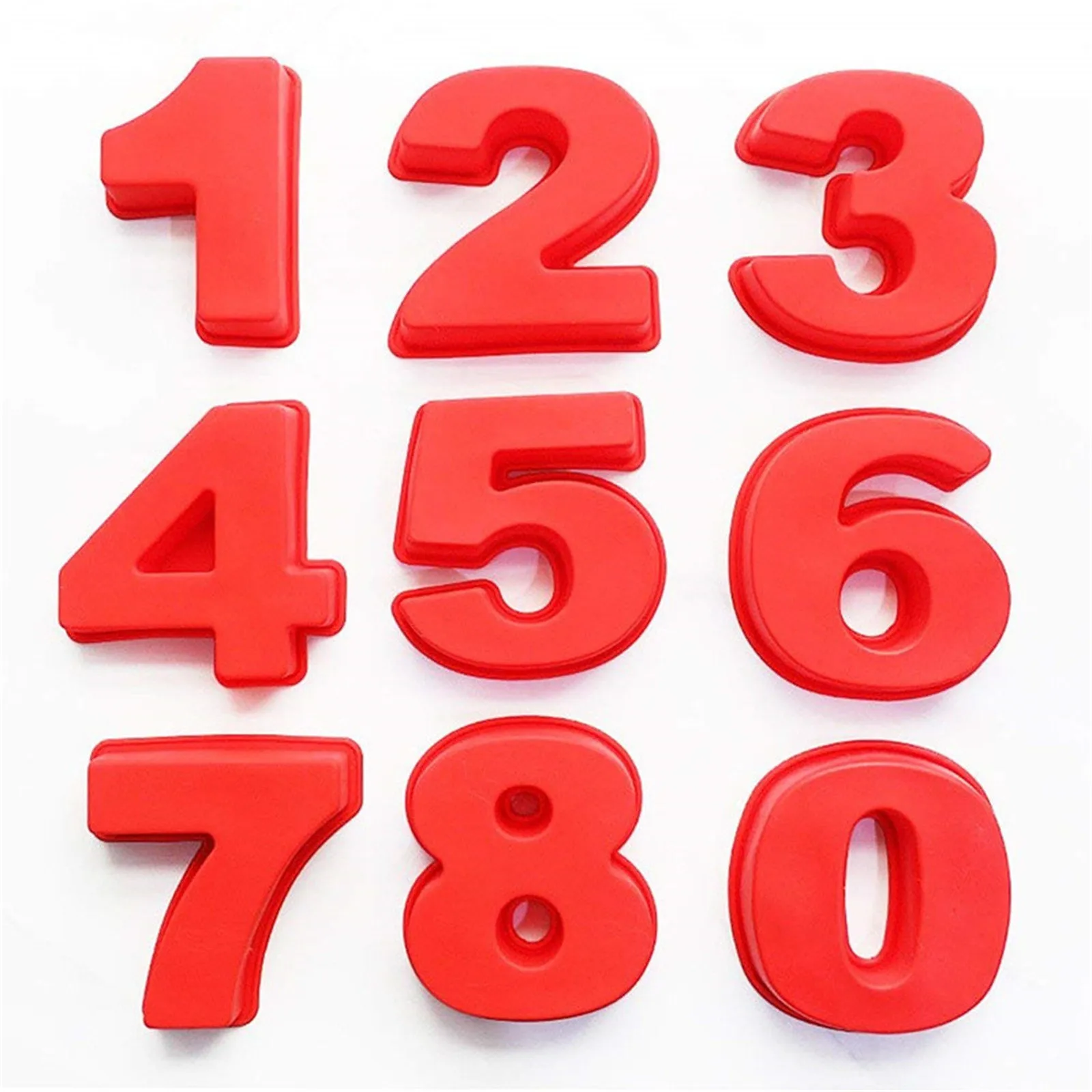 

Birthday Number Silicone Digital Cake Mold Cake Numbers Shape Cake Decoration Tool For Wedding Birthday DIY Mould Anniversary