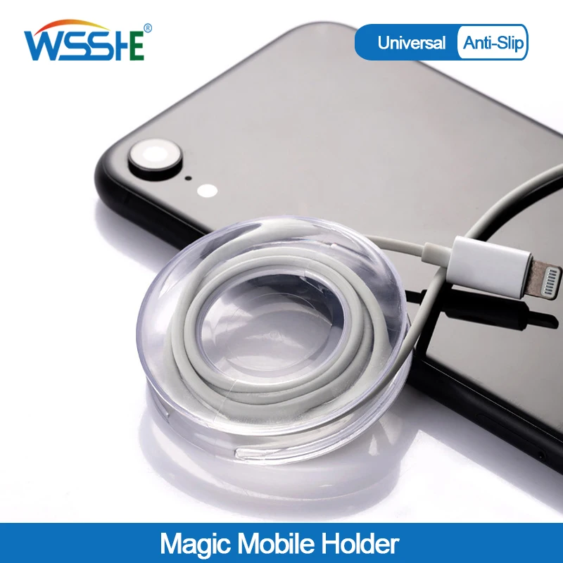 

Magic Mobile Holder Sticker Nano Fast Paste Universal Desktop Car Sticker Gel Pad for iPhone Samsung Anti-Slip Nano Gripping Pad