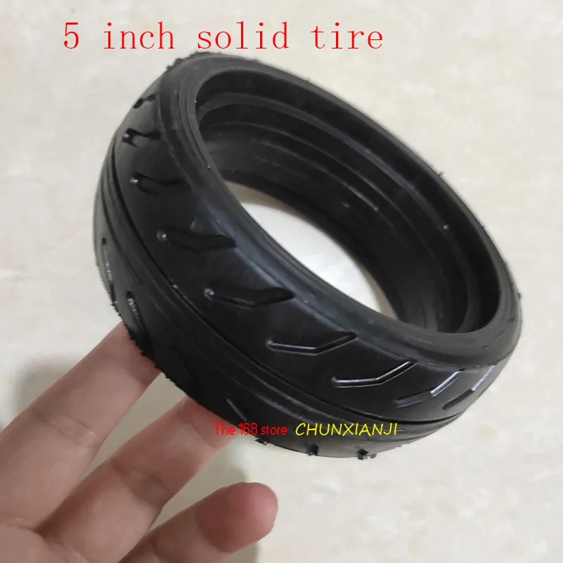 Высококачественные 5-дюймовые бескамерные твердые шины диаметр 120 мм для
