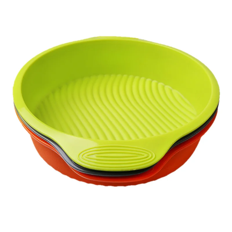 Delidge 1 шт., 28*22,5*6 см, круглая силиконовая форма для тортов, 3D помадка, шоколадный фонант, форма для выпечки хлеба, тортов, сделай сам, кухонные аксессуары