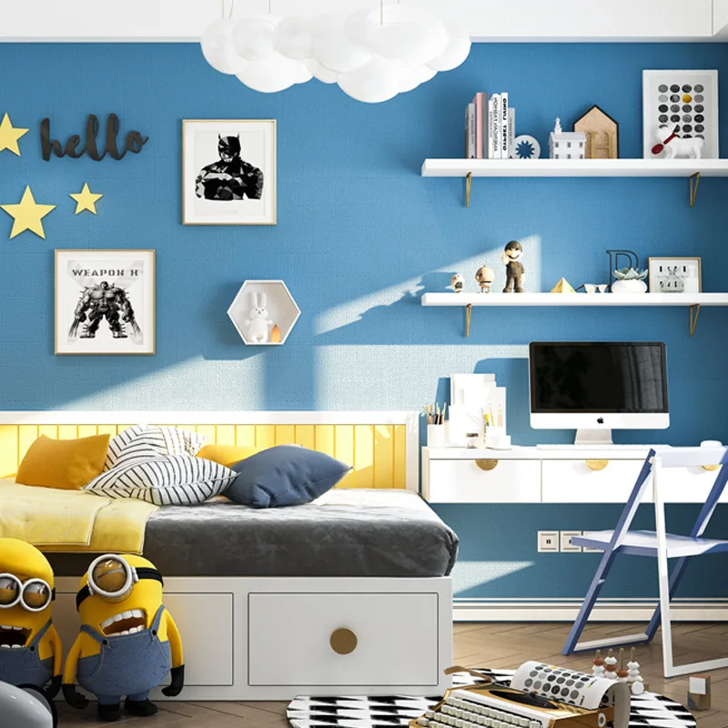 3 м цементные серые льняные водостойкие обои самоклеющиеся одноцветные