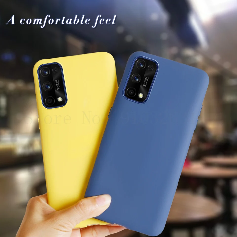 

Cute Soft Silicone Case For OPPO Realme X7 Realme X7 Pro 5G Back Cover Matte Anti Fingerprint Cases For Realme X 7 pro RMX2121