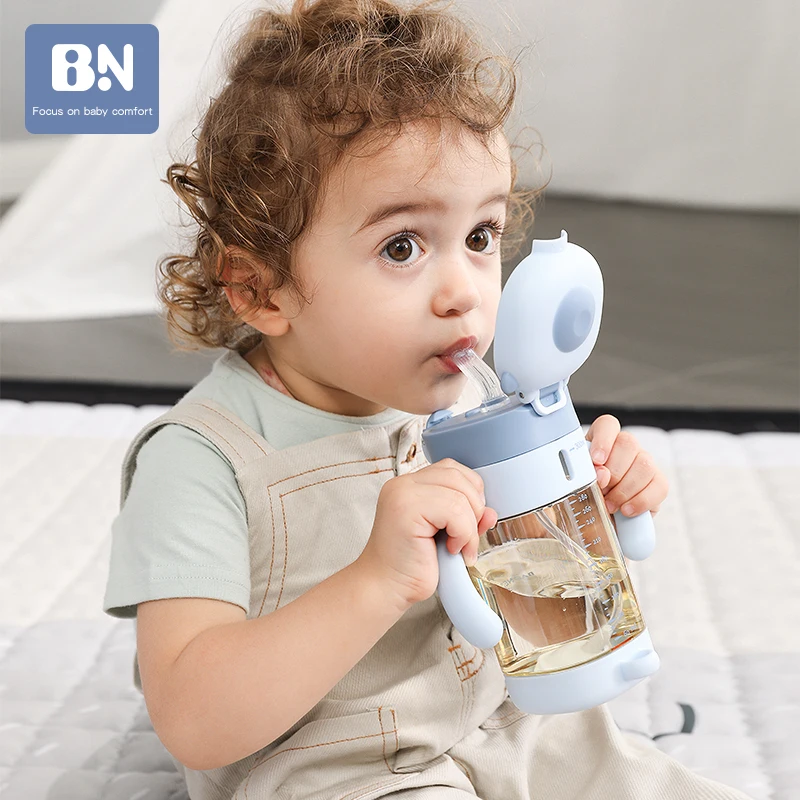 BN 2 использовать мультяшный Портативный питьевой соломинки для кормления