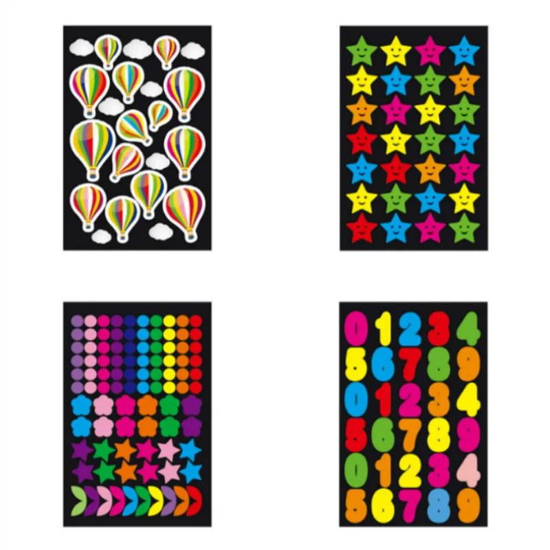 

5pcs Cartoon Colorful Balloon Sticker Party Favors for Boy Girl Kids Party Supplies Birthday Party Favors Treat Bag Filler